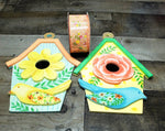 Load image into Gallery viewer, Birdhouse Wreath Kit, Floral Spring Wreath