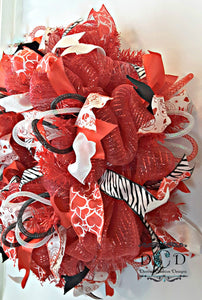 Valentine Wreath Be My Valentine Wreath Sweetheart's Day Valentine's Day Decor My little Valentine Door Decor Wreath